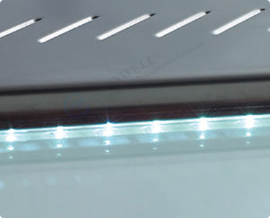 एलईडी रोशनी |NW-RTW160L-4 ग्लास पेस्ट्री डिस्प्ले केस