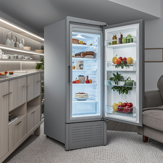 Why do large commercial refrigerators need to be customized?