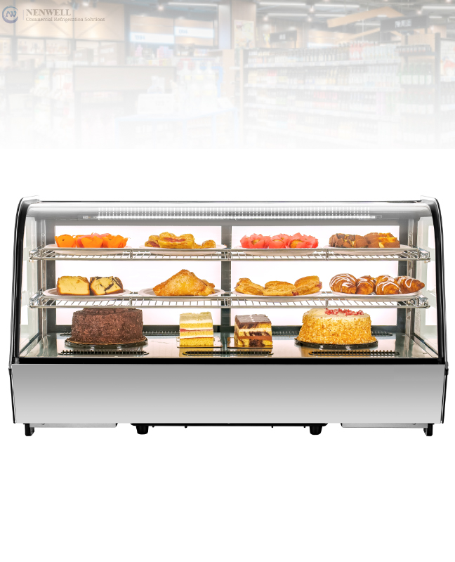 Commercial cake display cabinet details inventory