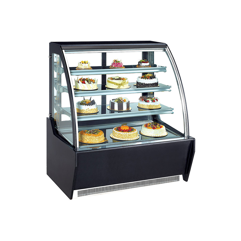 Tipo derecho Refrigerador comercial de la exhibición del postre para la exhibición de los pasteles