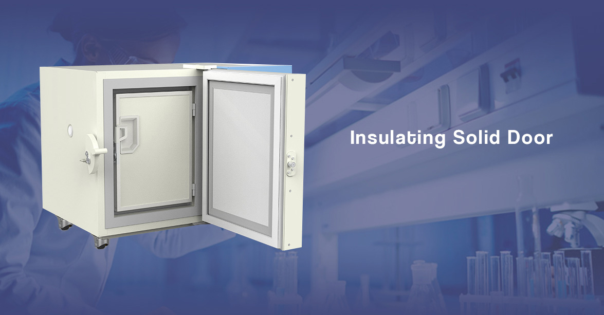 Insulating Solid Door | NW-DWHL50-100 Mini Medical Freezer & Fridge