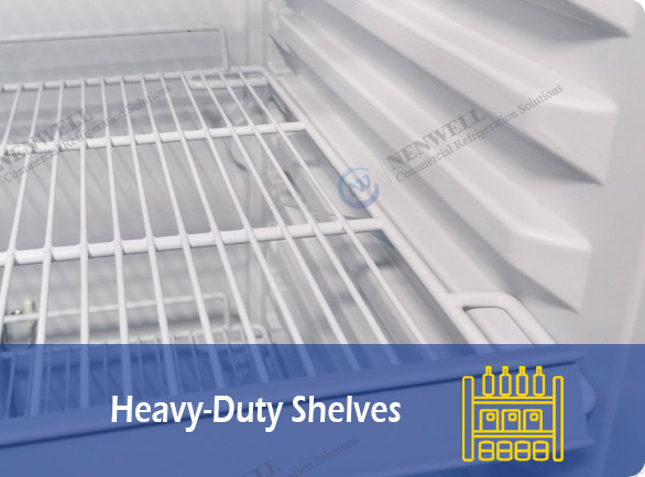 Heavy-Duty Shelves | NW-LG230XP-310XP-360XP single glass door bar fridge