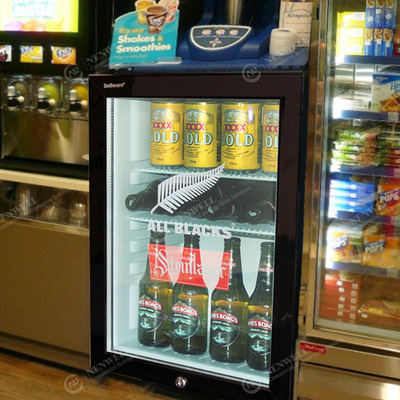 Glastür Mini Kühler Kühlschrank für Bier und Getränke