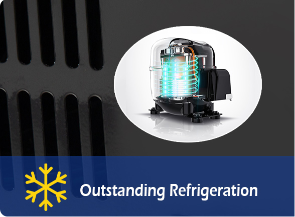 Outstanding Refrigeration | NW-SC68B-D Small Countertop Refrigerator