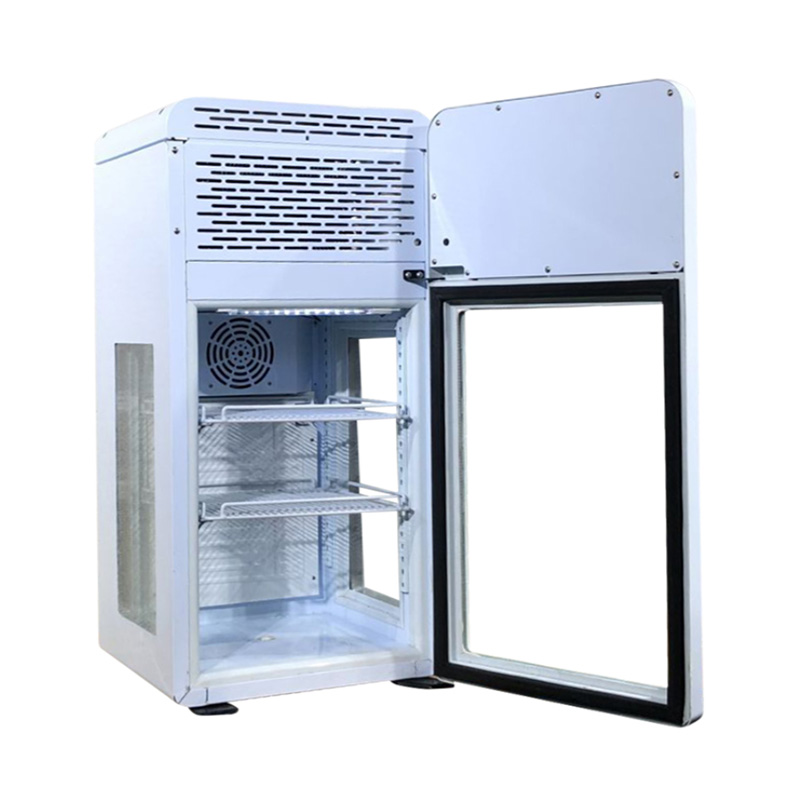 Table Top Glass Door Mini Fridge for Soft Drink Promotion (NW-SC21B) -  China Refrigerator and Showcase price
