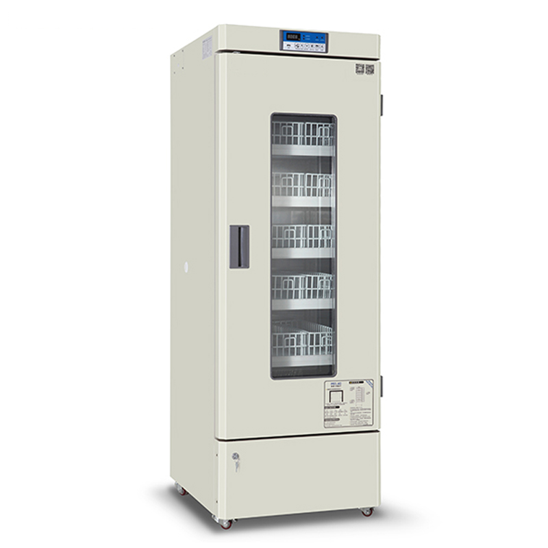 2ºC~6ºC Réfrigérateur de banque de sang médical à porte unique verticale