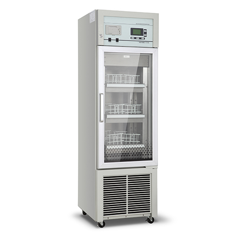 2ºC~6ºC Upright Single Glass Door Blood Storage Refrigerator