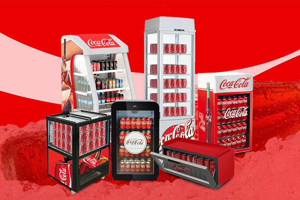 Branded Display Fridges For Coca-Cola Promotion