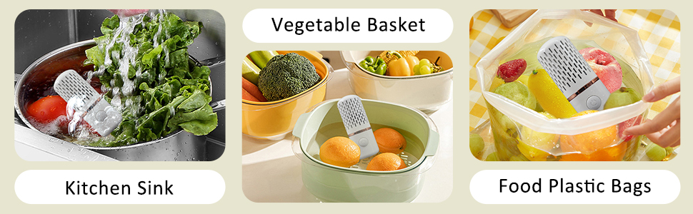 VONCI zöldség-gyümölcs mosógép, USB vezeték nélküli élelmiszer-tisztító